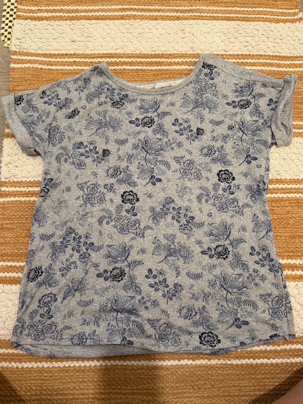 Lucky Brand Floral Short Sleeve Top